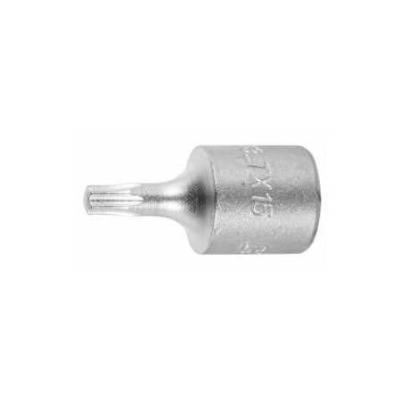 Holex Torx Bit Socket, 1/4 inch Dr, TX15, 631813 TX15 631813 TX15